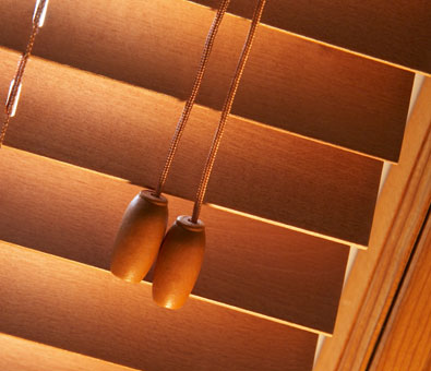 Wooden Venetian blinds